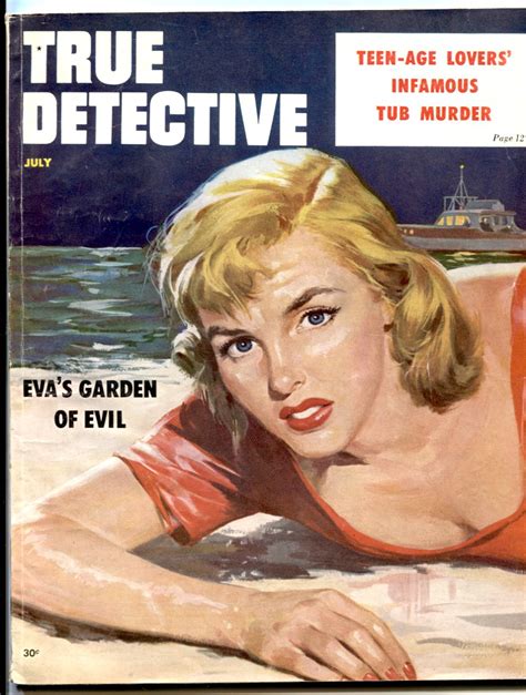 true detective magazine july 1954 tub murder 1954 magazine periodical dta collectibles