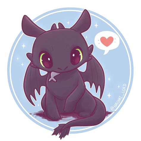 Toothless Thought Id Show The Process Of How I Drew This Lil Guy