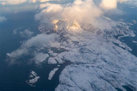 Lofoten Islands Nordland County Norway Europe White Snowy Mountain