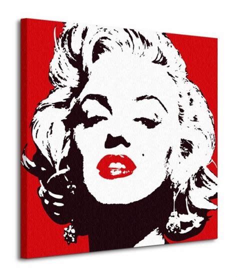 Marilyn Monroe Red Obraz Na Płótnie Filmowe Obrazy Na ścianę Dekoracje Ścienne