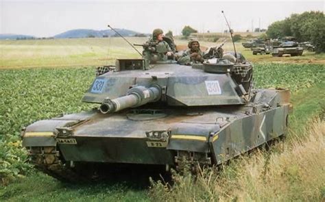 M1a1 Abrams Of The 3rd Armored Division During A Armored Fighting