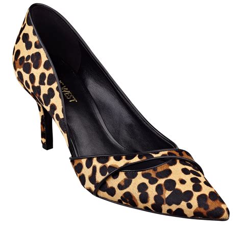 Leopard Print Kitten Heel Shoes Tsaa Heel
