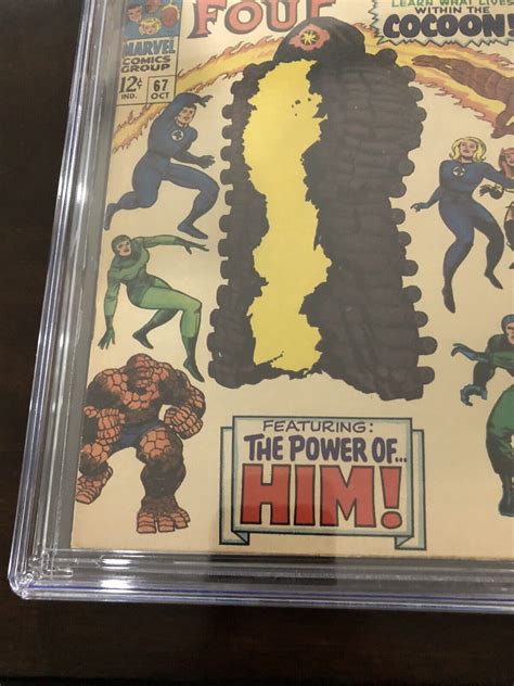 Fantastic Four 67 Cgc 75 Ow White Pages 1st App Him Adam Warlock