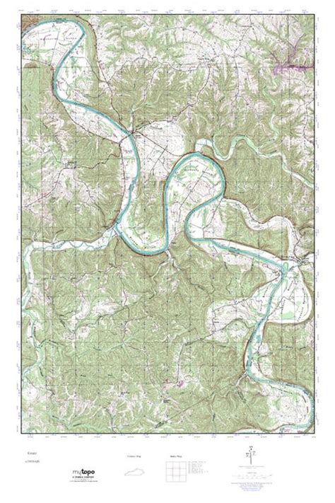 Mytopo Gratz Kentucky Usgs Quad Topo Map