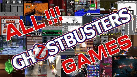 All Ghostbusters Games 1984 2016 Comparison Youtube