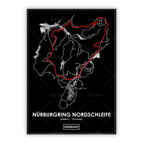 Nurburgring Nordschleife Racetrack By Raceman Decker