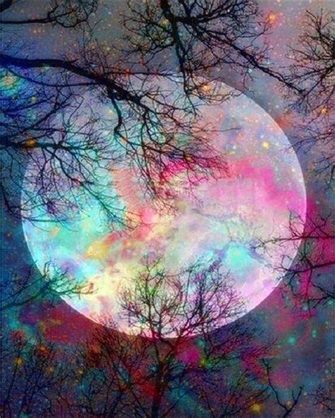 Colorful Moon Wallpapers Top Free Colorful Moon Backgrounds