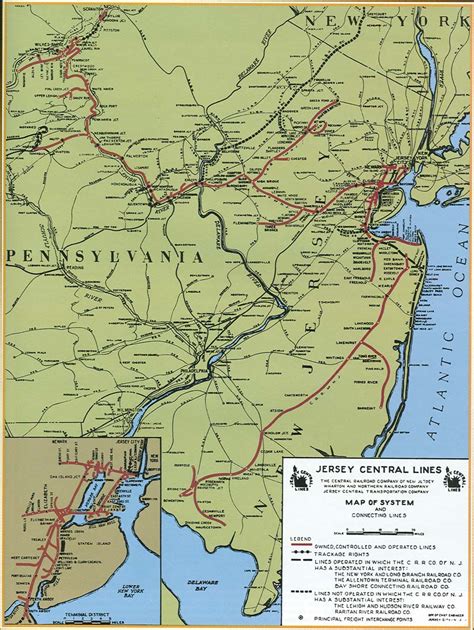 Alphabet Route Central Railroad Of New Jersey