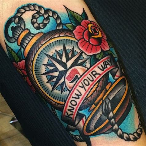 75 Amazing Compass Tattoo Designs Mens Craze