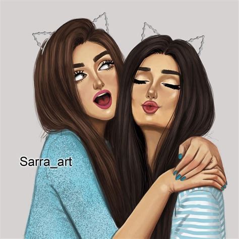 pin de shereena em digital art imagens de melhores amigos desenhos de melhor amigo amigas