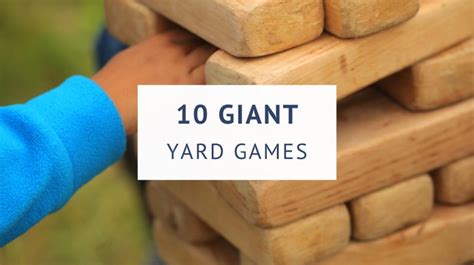 10 Giant Yard Games For Outdoor Fun The Backyard Baron