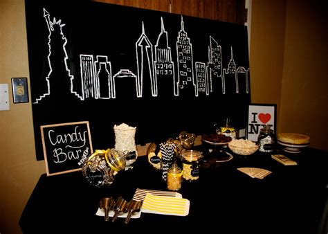 Nyc Theme Party Candy Bar New York Theme Party Broadway Theme Party Candy Bar Party