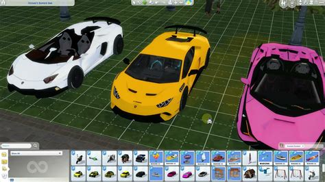 Sims 4 Cars Lamborghini Pack Fuction By Waronkcc Youtube