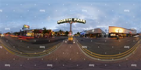 360° View Of North Park Sign In San Diego Ca Alamy