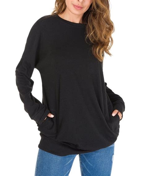 Womens Shirt Long Sleeve Casual Solid Color Loose Pullover Hoodies