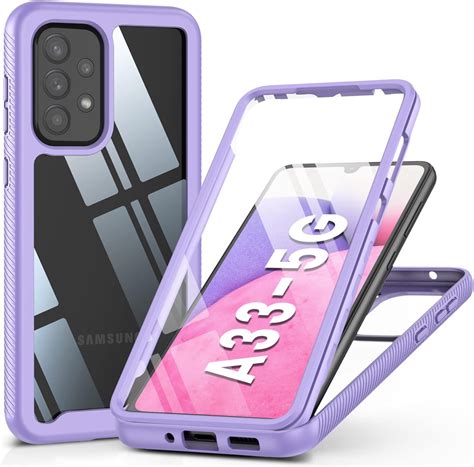 For Samsung Galaxy A33 5g Case Full Body Protective Clear Back Cell