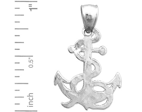 925 Sterling Silver Anchor Pendant