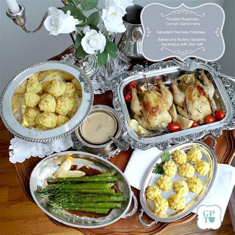In this post, i include a few specific ideas for planning a downton party. Downton Abbey Meal | Easy meal plans, Meals, Dinner