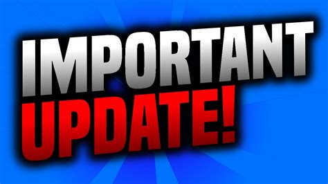 Important Update Video Youtube