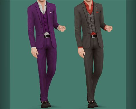 Simtanico 4 To 3 Suit Sims 4 Men Clothing Male Clothing Sims 4 Get