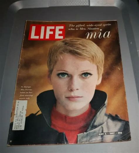 May 5 1967 Life Mia Farrow Sinatra George Romney Svetlana Stalin