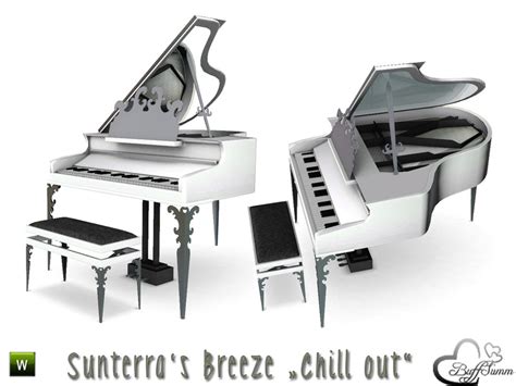 The Sims Resource Sunterras Breeze Outdoor Grand Piano