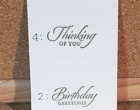 Homemade Card Birthday Thinking Of You Birthday Greetings Ferns