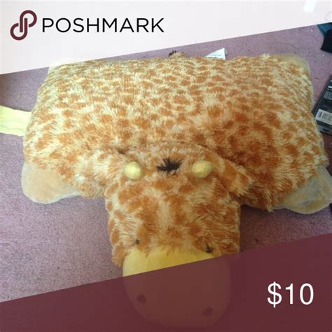 Giraffe Pillow Pet Animal Pillows Giraffe Pets