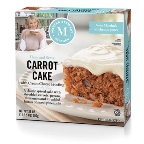 Martha Stewart Kitchen Carrot Cake With Cream Cheese Frosting 21 Oz