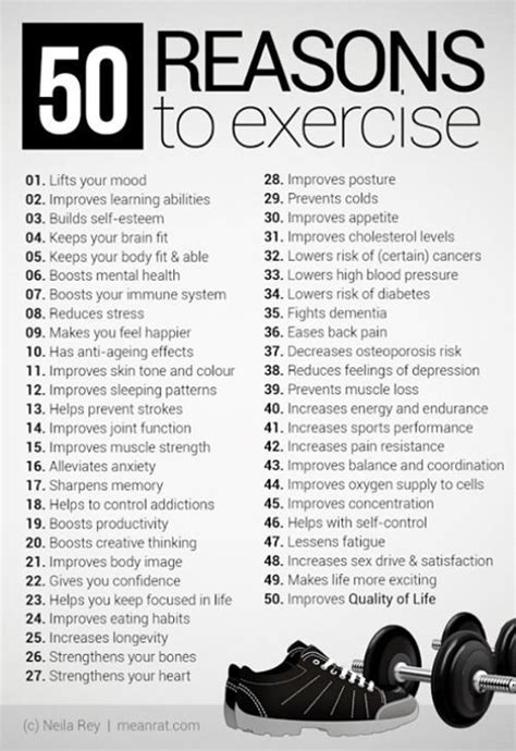 50 Reasons To Exercise Body Form Fitness Studio