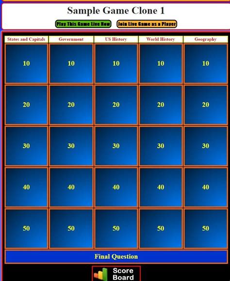 Review And Teach With These 9 Free Jeopardy Templates Jeopardy