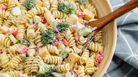 Creamy Ranch Pasta Salad The Stay At Home Chef