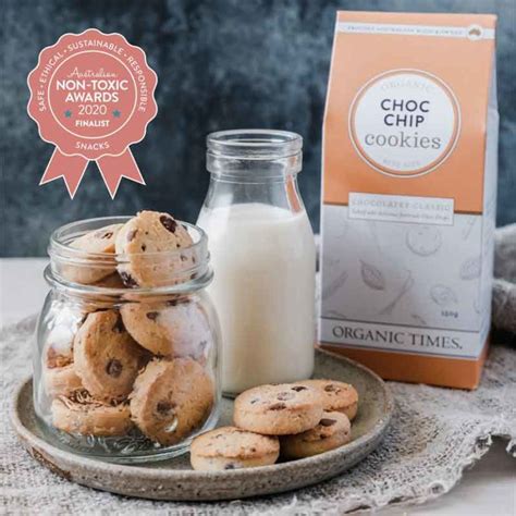 Organic Times Choc Chip Cookies Earthymamma