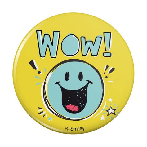 Wow Smiley Face Officially Licensed Kitchen Refrigerator Locker Button