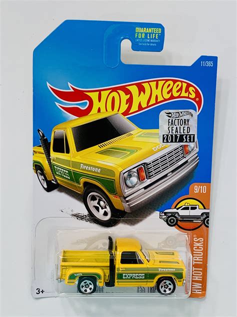 Hot Wheels 2017 Factory Set 11 1978 Dodge Lil Red Express Truck