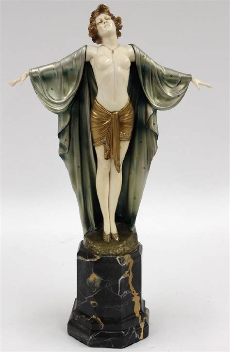 Art Deco Sculpture Of Woman Ferdinand Preiss Jun 02 2019 Crn Auctions Inc In Ma