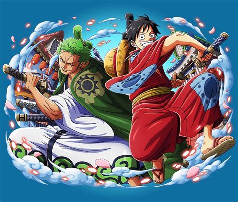 Luffy And Zoro Wano One Piece Throw トレクル ゾロ モンキー・d・ルフィ