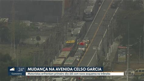 Motoristas Enfrentam Primeiro Dia últil Na Mudança De Trânsito Na Avenida Celso Garcia Sp1 G1