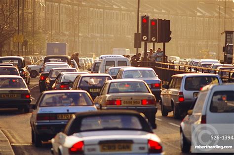 Rush Hour Traffic Jams In Stock Photo
