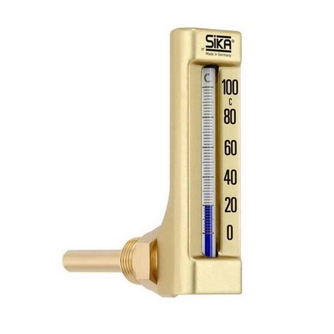 Industrial Thermometer 0 To 100°c Connection G12 Brass Sika
