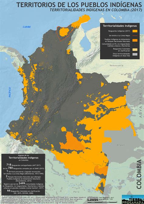 Territorios Indígenas En Colombia Actualización Mapas