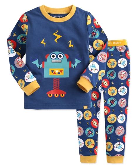 Robot Pajamas For Toddlers Kids Pajamas For Robot Lovers Etsy