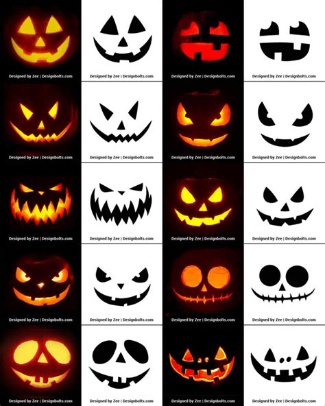 290 Free Printable Halloween Pumpkin Carving Stencils Patterns