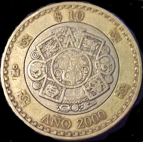 Monedas De M Xico Y El Mundo M Xico Pesos Del Nuevo Milenio 8732 Hot