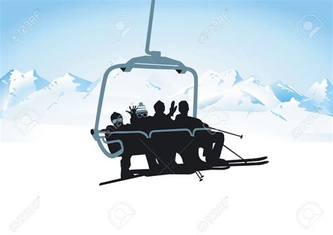 4 Seat Chair Lift Clipart Clipground