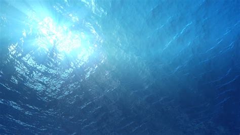 4k High Quality Looping Animation Of Ocean Waves From Underwater Slow