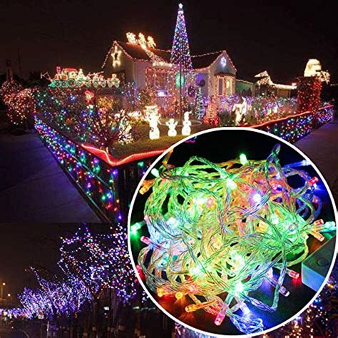 Tcamp Multicolor Christmas Lights Outdoor Indoor String Lights 66ft 200