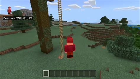 How To Build A Floating Ladderrope Ladder In Minecraft Youtube