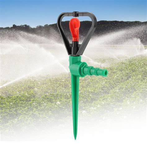 Otviap 12inch Plastic Lawn Garden Sprinkler 360 Degree Water Spray