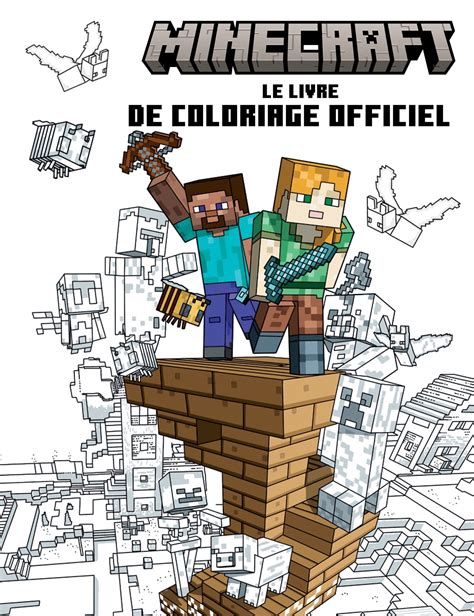 Minecraft Le Livre De Coloriage Officiel Ean13 9782017242109